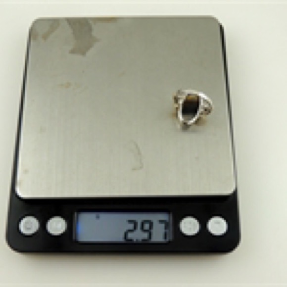 Montana Moss Agate Silver 10KGF Ring 4.75 - Picture 5 of 6